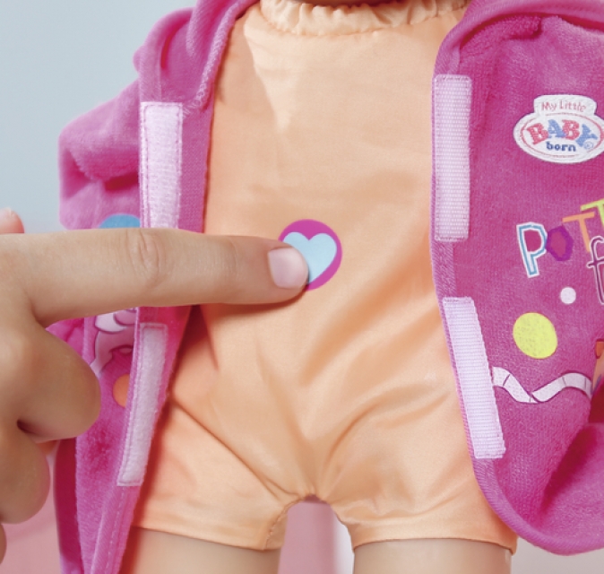 my little baby born potty training doll