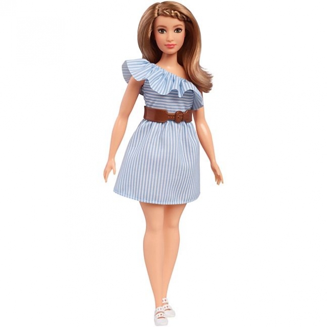antwoord Rationalisatie troosten Barbie Fashionistas Doll 76 Purely Pinstriped - Curvy