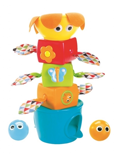 Stack Flap 'N' Tumble - musical stacking & tumbling ball game