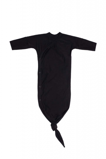 black sleeping gown