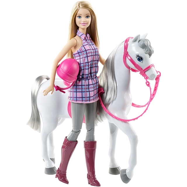 barbie doll and horse