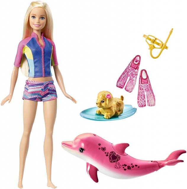 Magie der Delfine Surfer Ken Mattel Barbie FBD71