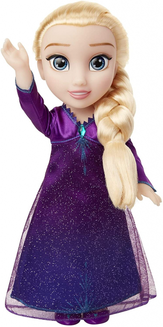 Disney Frozen 2 Singing Elsa Musical Fashion Doll, Includes Blue Dress 