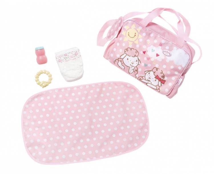 Baby Annabell accessories Changing Bag & Mat 5 Piece dolls Zapf Creation Dolls 